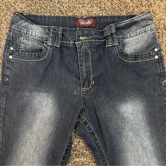 Angels Y2K Embellished Jeans Sz 10 - Picture 9 of 12